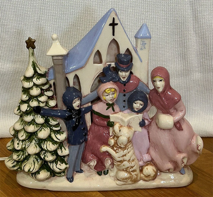 Potterycrafts Christmas Carollers Plaster Master Mould