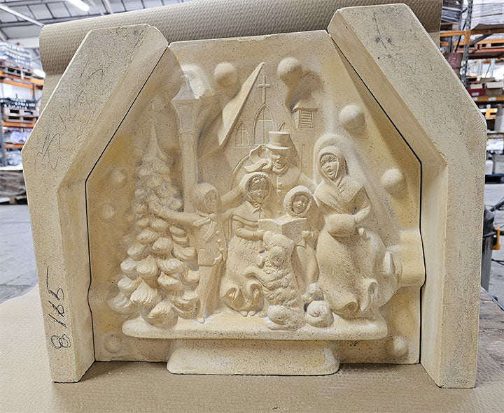 Potterycrafts Christmas Carollers Plaster Master Mould