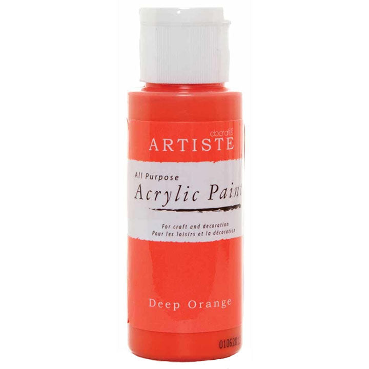 DoCrafts Artiste Deep Orange Acrylic Paint