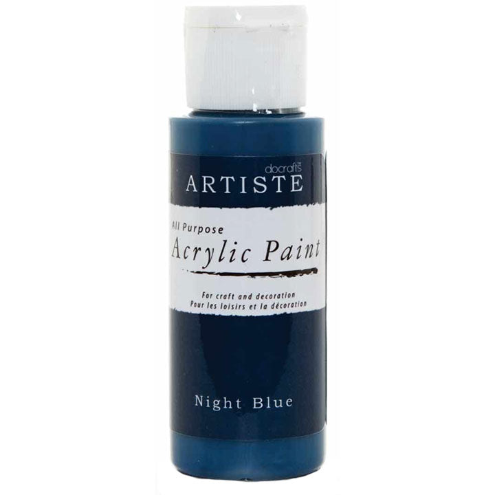 DoCrafts Artiste Night Blue Acrylic Paint