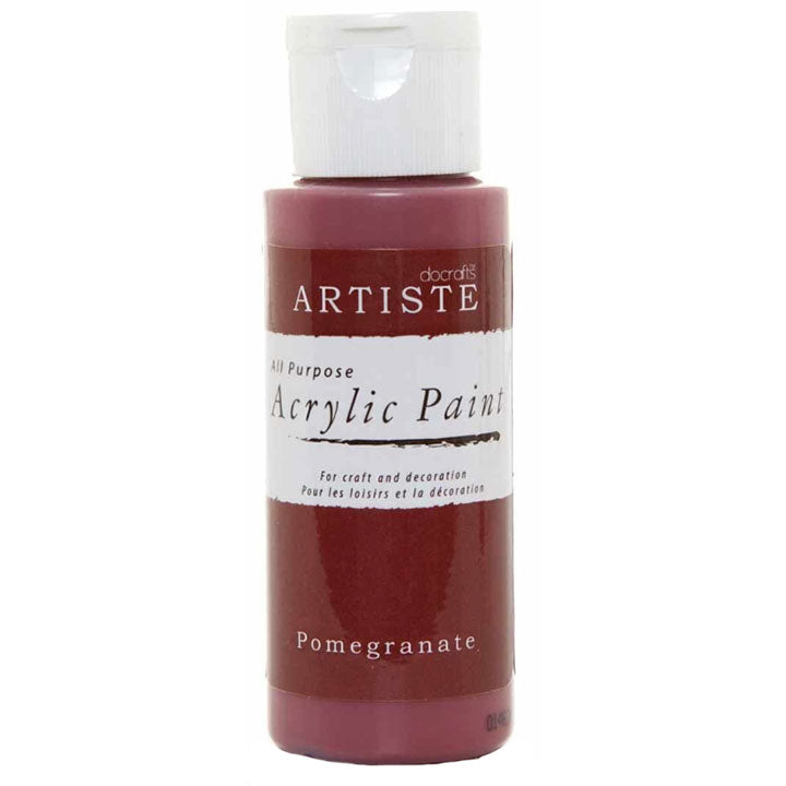 DoCrafts Artiste Pomegranate Acrylic Paint