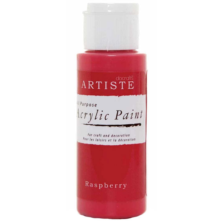 DoCrafts Artiste Raspberry Acrylic Paint