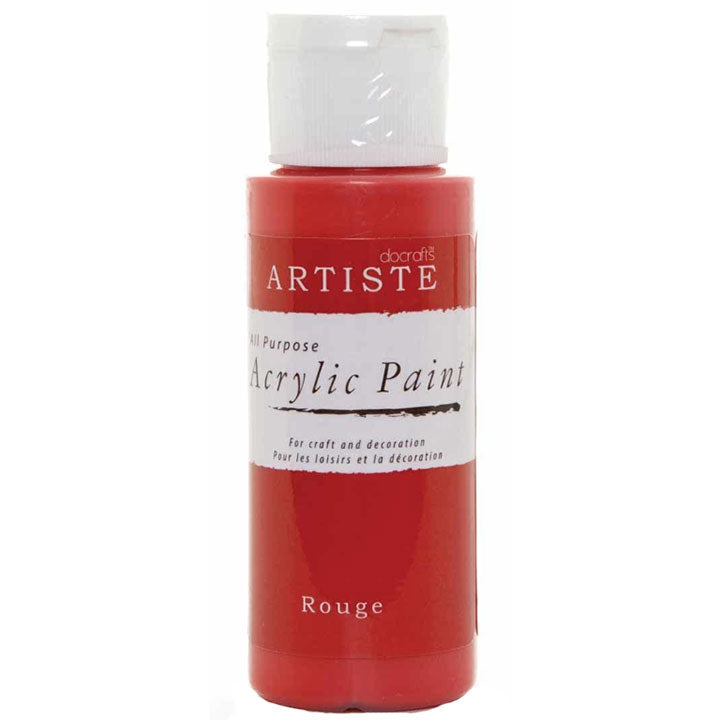 DoCrafts Artiste Rouge Acrylic Paint
