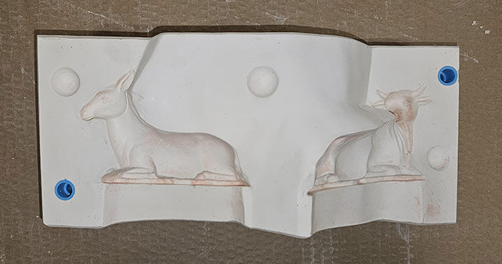 Potterycrafts Donkey and Cow Plaster Mould