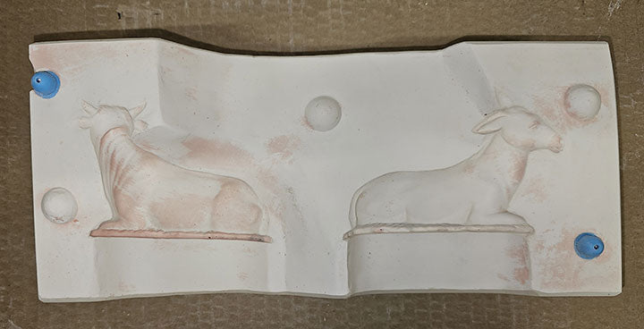 Potterycrafts Donkey and Cow Plaster Mould