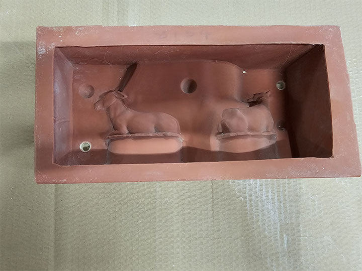 Potterycrafts Donkey and Cow Silicone Mould