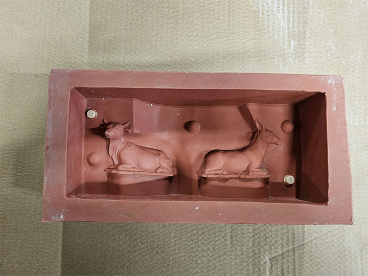 Potterycrafts Donkey and Cow Silicone Mould