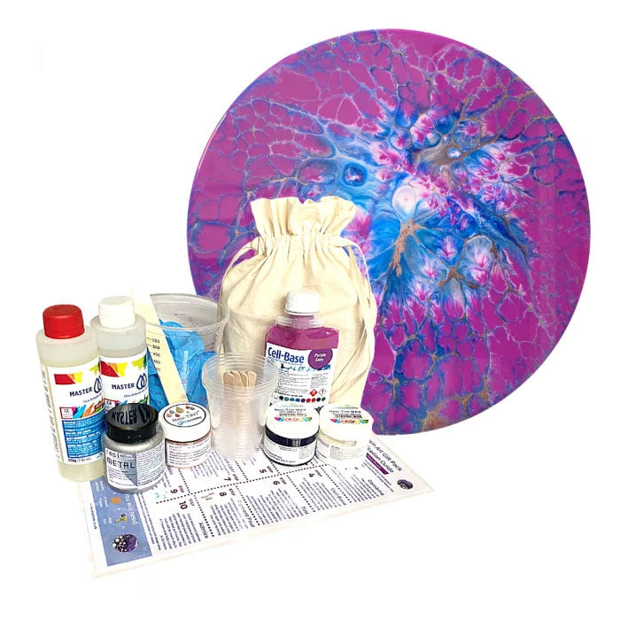 Eli-Chem Resin Art Gift Pack Cell-Base Deep Purple