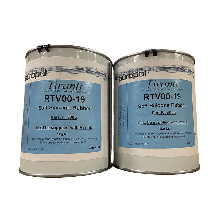 Tiranti RTV00-19 Soft Skin Safe Silicone Rubber Kit