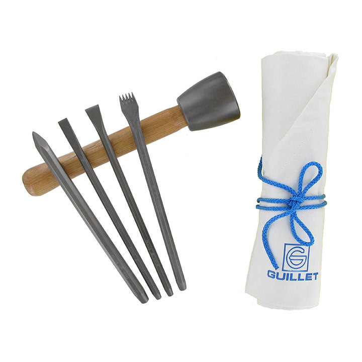 Guillet Stone Carvers Starter Set + 2 Free Tools