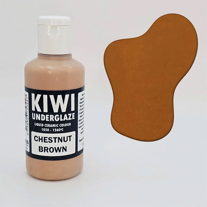 Kiwi Chestnut Brown Brush-on Underglaze