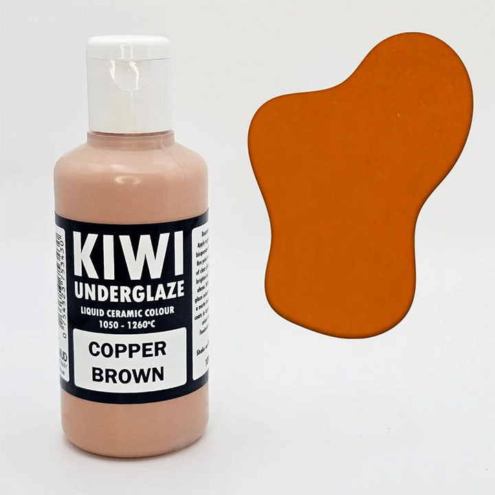 Kiwi Copper Brown Brush-on Underglaze