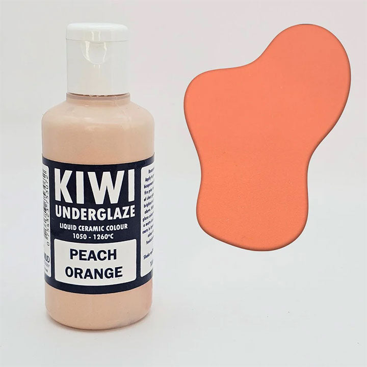 Kiwi Peach Orange Brush-on Underglaze