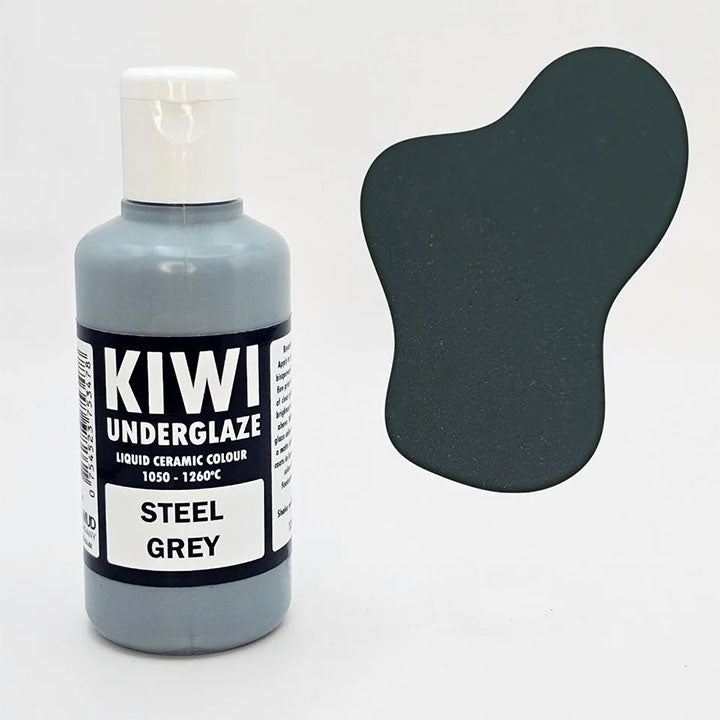 Kiwi Steel Grey Brush-on Underglaze