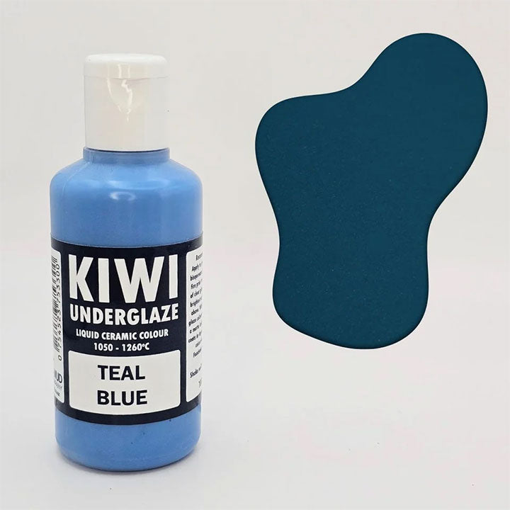 Kiwi Teal Blue Brush-on Underglaze