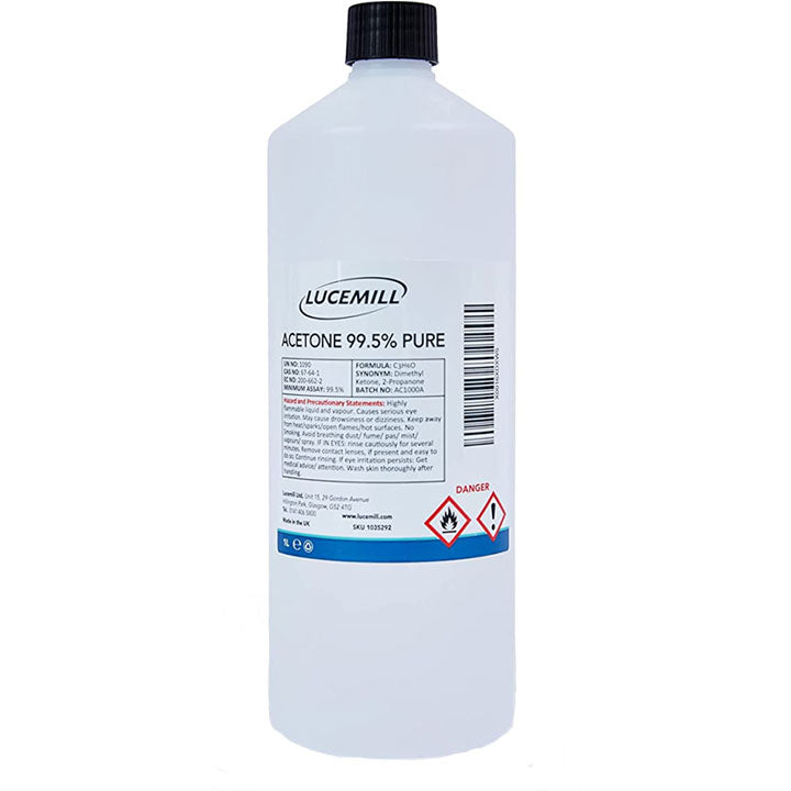 Lucemill Acetone Polyester Resin Brush Cleaner