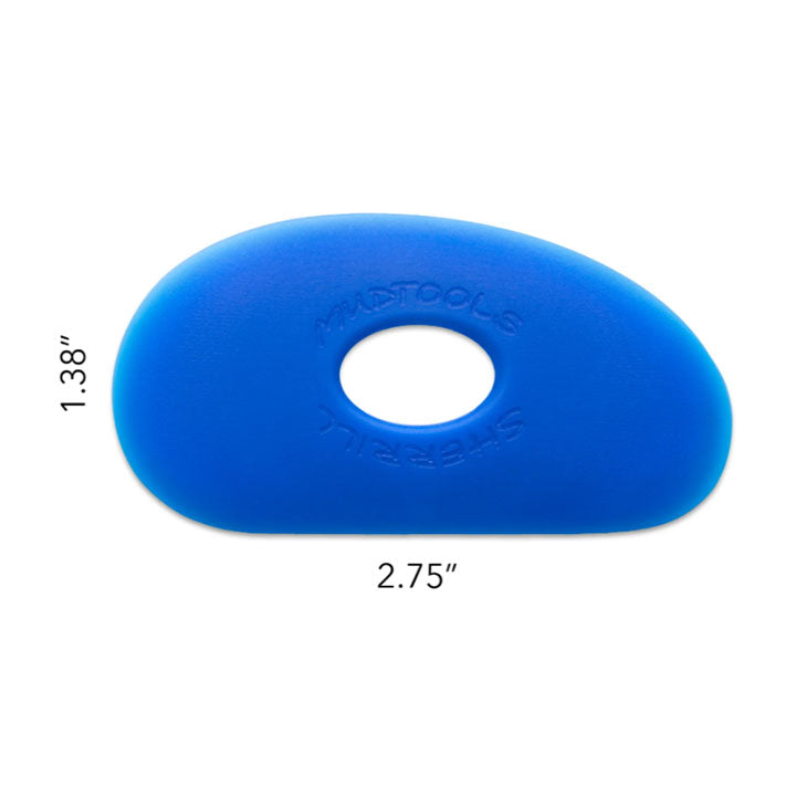 Mudtools Blue Firm Flexible Polymer Rib