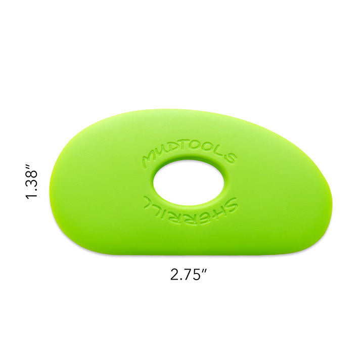 Mudtools Green Medium Flexible Polymer Rib