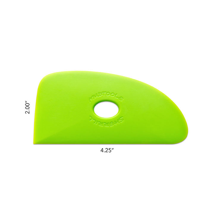 Mudtools Green Medium Flexible Polymer Rib