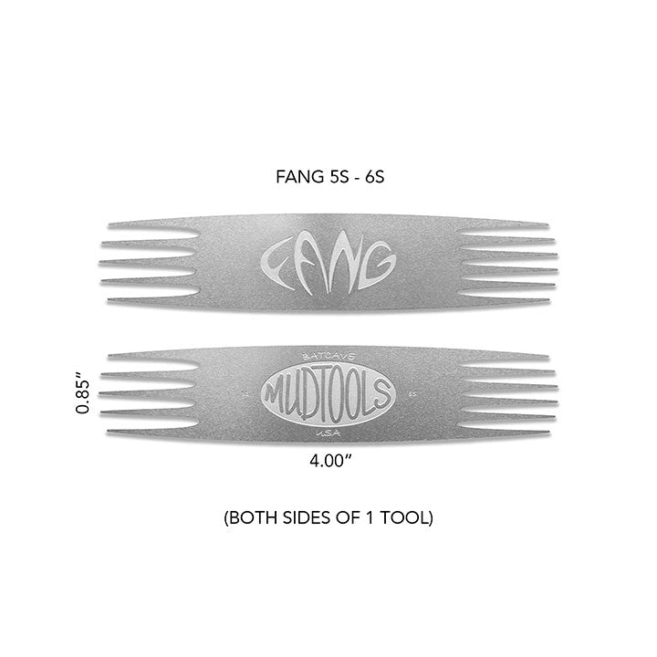 Mudtools Small Fang Stainless Steel Scoring Tool