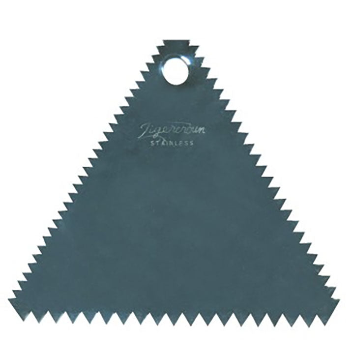 Neo Triangle 3 Serrated Edges Flexible Plastic Scraper