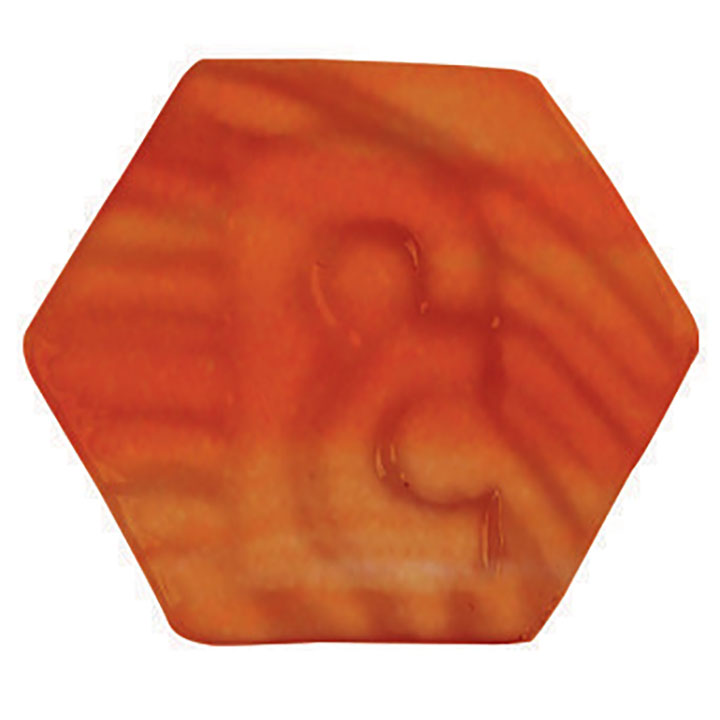 Potterycrafts Bright Orange Leadfree Powder On-Glaze