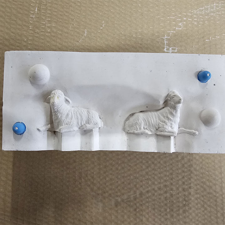 Potterycrafts Two Sheep Plaster Master Mould