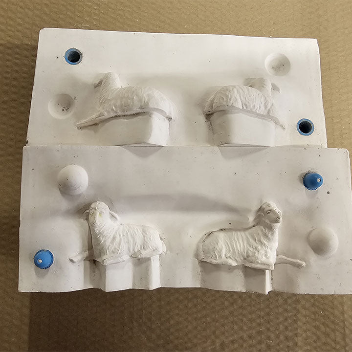 Potterycrafts Two Sheep Plaster Master Mould