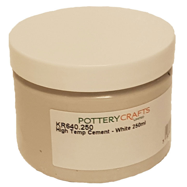 Potterycrafts White High Temperature Cement