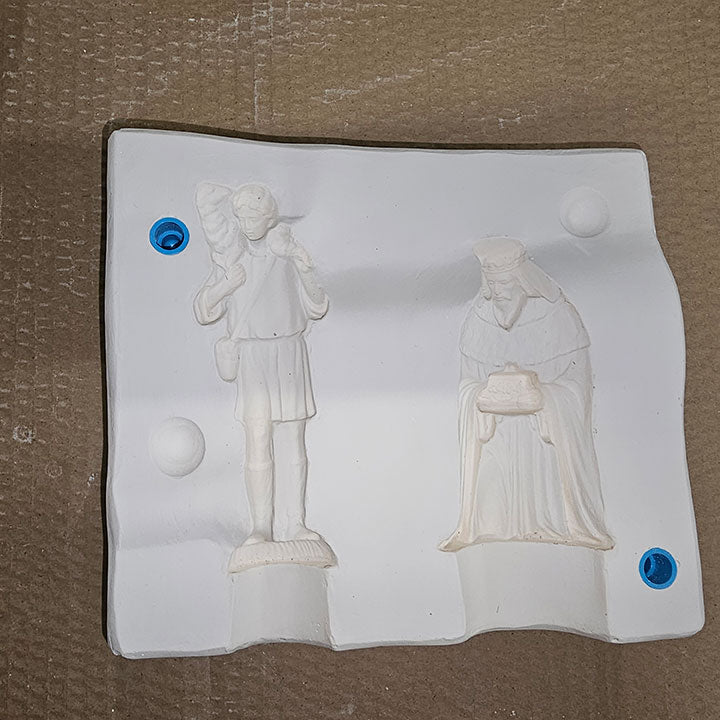 Potterycrafts Shepherd Boy & Third Wise Man Plaster Mould