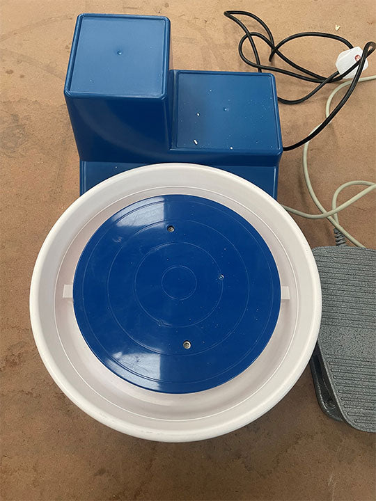 Shimpo Aspire RK-5TF Tabletop Pottery Wheel with Foot Pedal Reconditioned