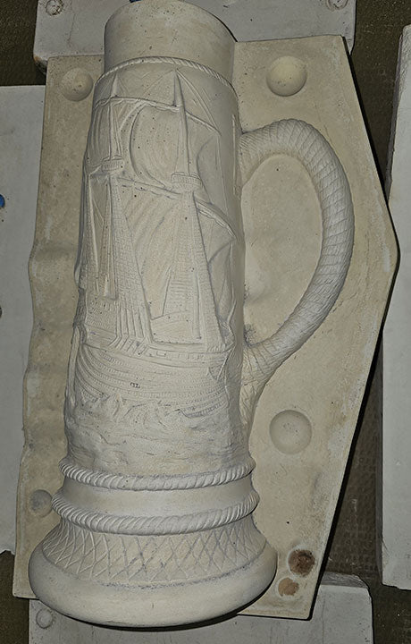 Potterycrafts Spanish Galleon Stein Plaster Master Mould