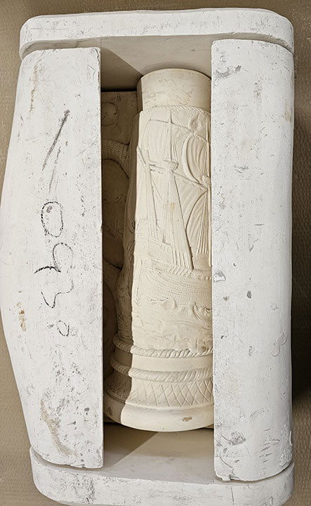 Potterycrafts Spanish Galleon Stein Plaster Master Mould