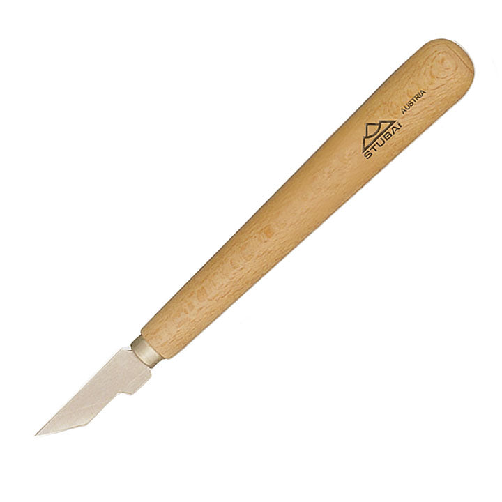 Stubai 511501 Obilque Notch Carving Knife