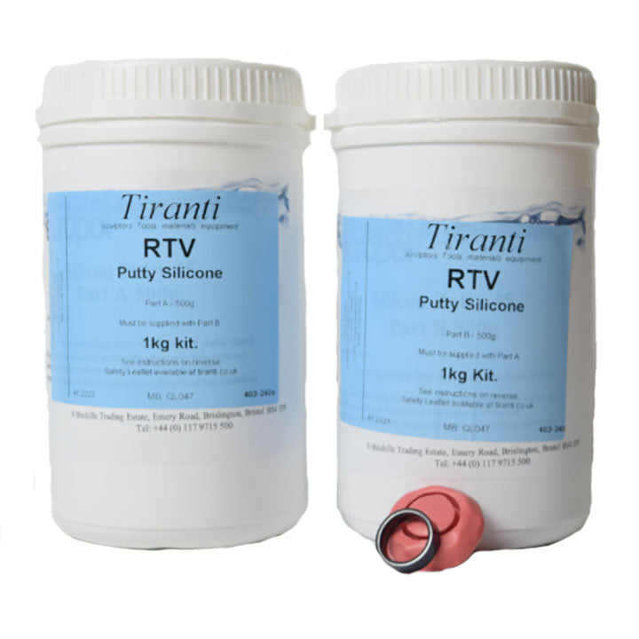 Tiranti Putty Silicone and Catalyst Kit