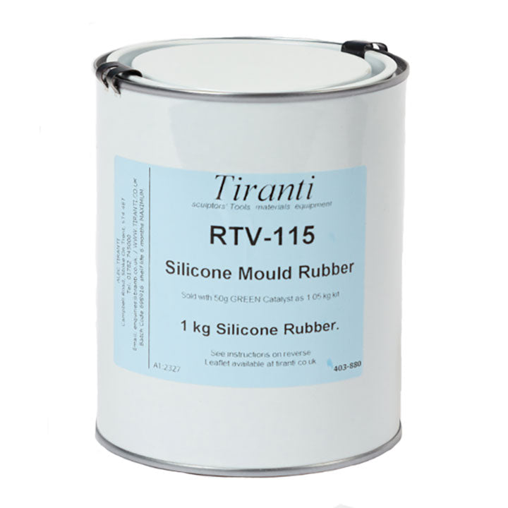 Tiranti RTV115 Silicone Mould Rubber Green Regular Catalyst Kit