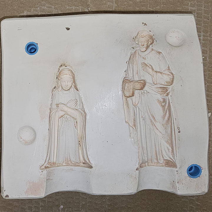 Potterycrafts Virgin Mary and Joseph Plaster Mould